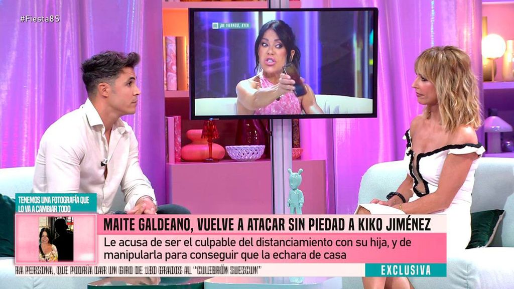 Kiko Jiménez se sienta con Emma García y responde a Maite Galdeano Fiesta 2024 Programa 221