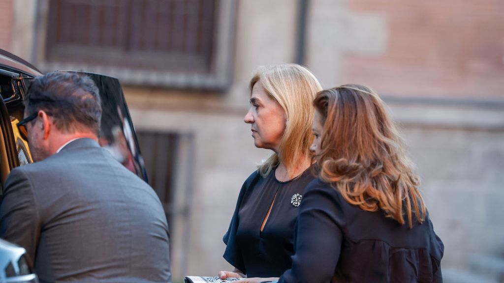 La infanta Cristina a su llegada al funeral de Juan Gómez-Acebo