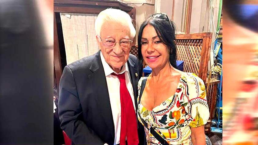 El Padre Ángel y Maite Galdeano