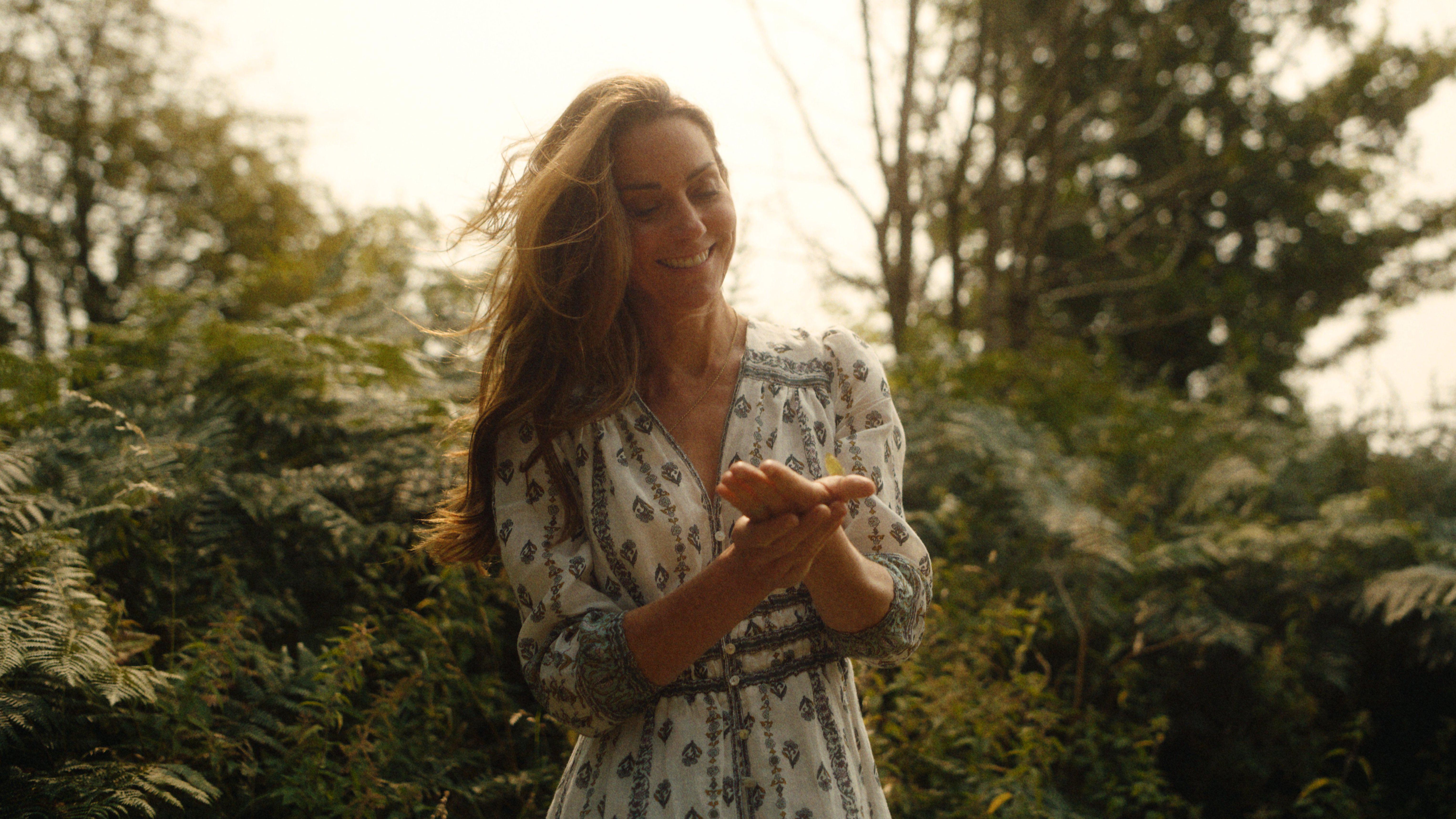 Kate Middleton en el vídeo donde anuncia que ha finalizado su tratamiento de quimioterapia.