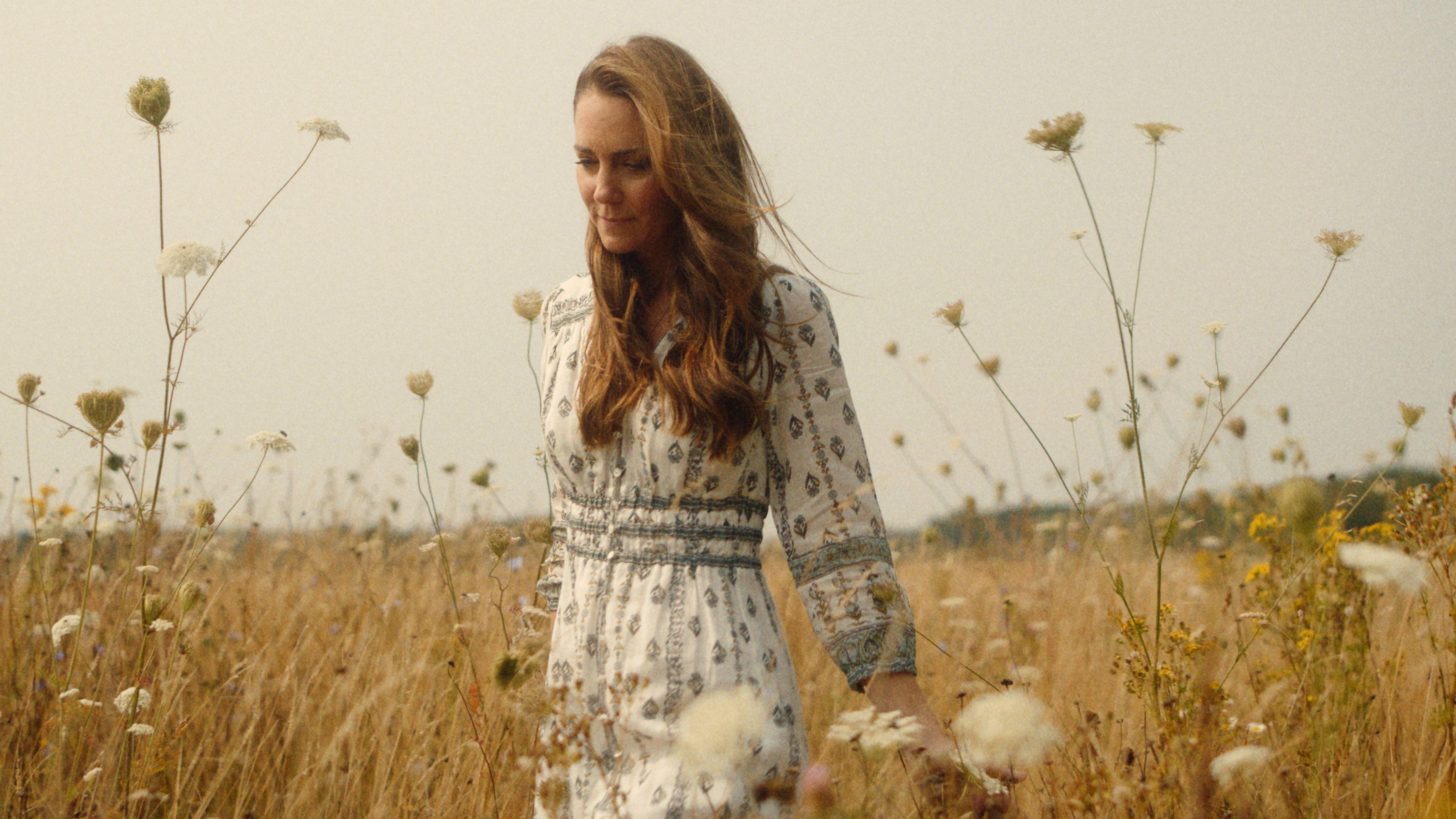 Kate Middleton en el vídeo donde anuncia que ha finalizado su tratamiento de quimioterapia.