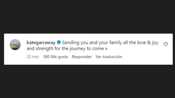 La reacción de Kate Garraway