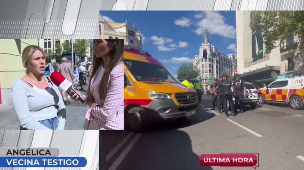 Un coche de policía atropella a tres mujeres y un bebé durante en Madrid: "Se subió a la acera"