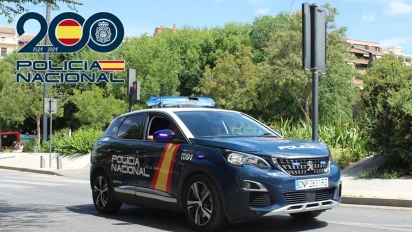 Vehículo Policía Nacional