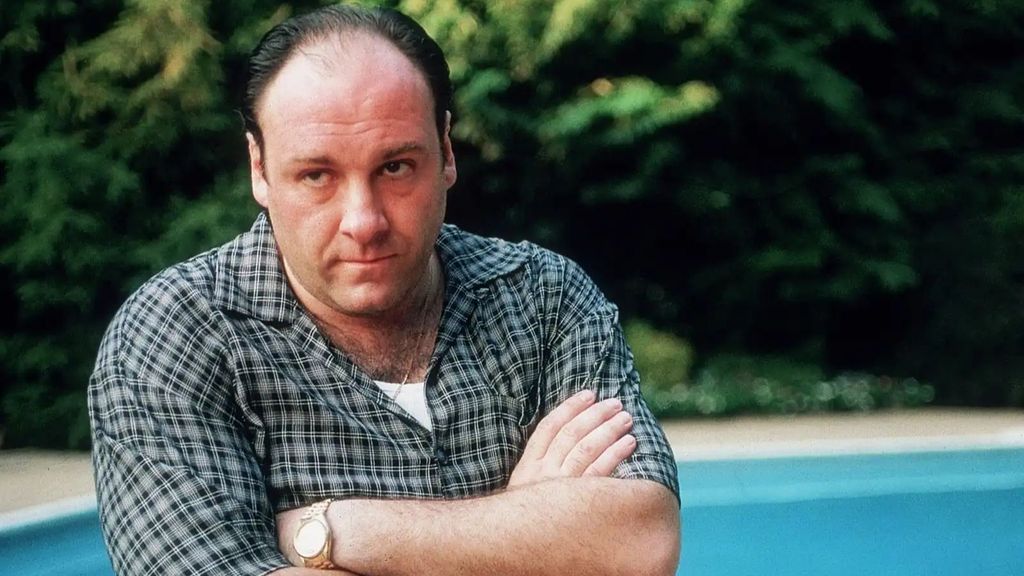 James Gandolfini como el gran Tony Soprano.