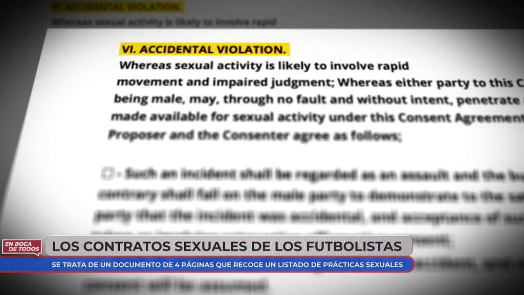 "Violación accidental": el vejatorio apartado del documento