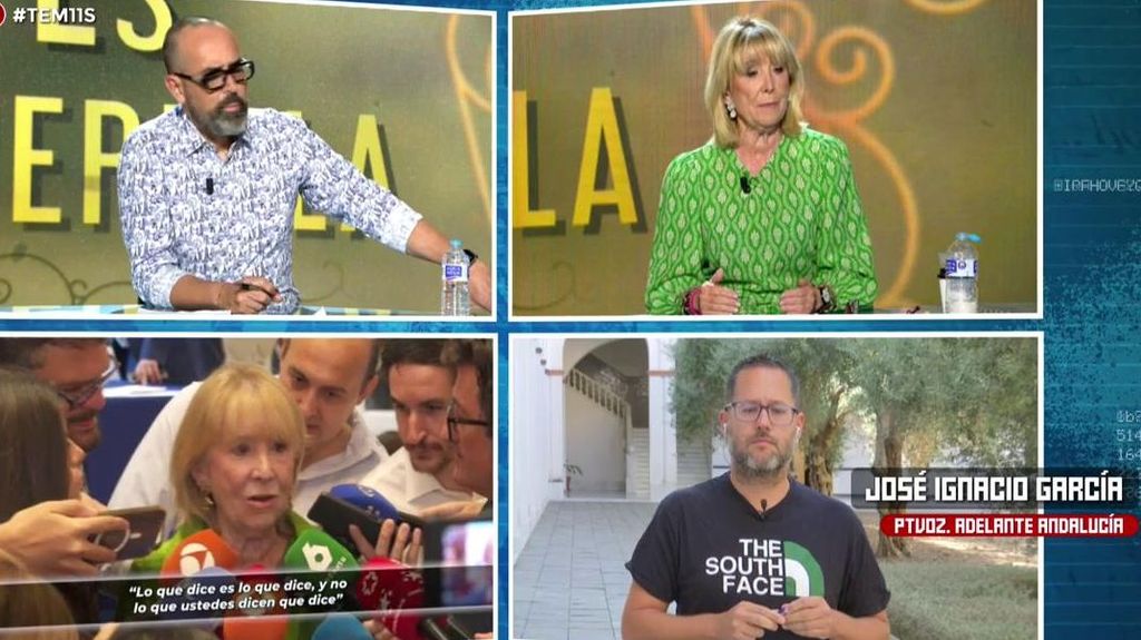 'Adelante Andalucía', a Esperanza Aguirre por su 'mofa' al acento andaluz: "Nos revienta"