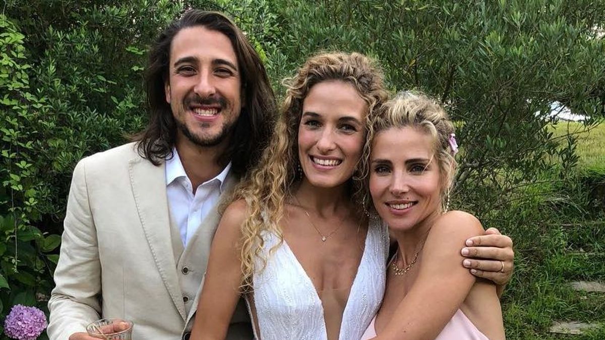 Elsa Pataky junto a su hermano y su cuñada.