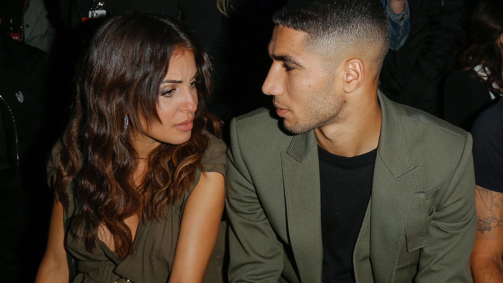 Hiba Abouk y Achraf Hakimi, en una imagen de archivo