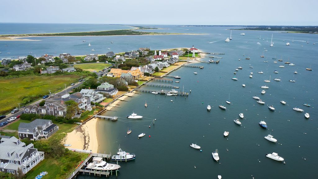 Panorámica de Nantucket, en la Costa Este norteamericana.