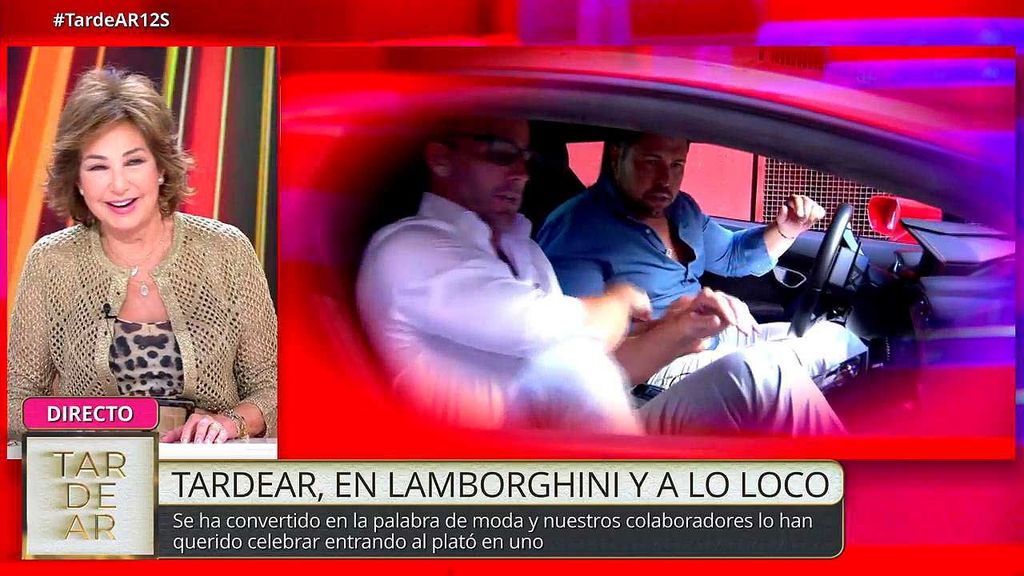 Escassi y Kike Quintana llegan a 'TardeAR' en Lamborghini: “¡Tita, ya vamos!”