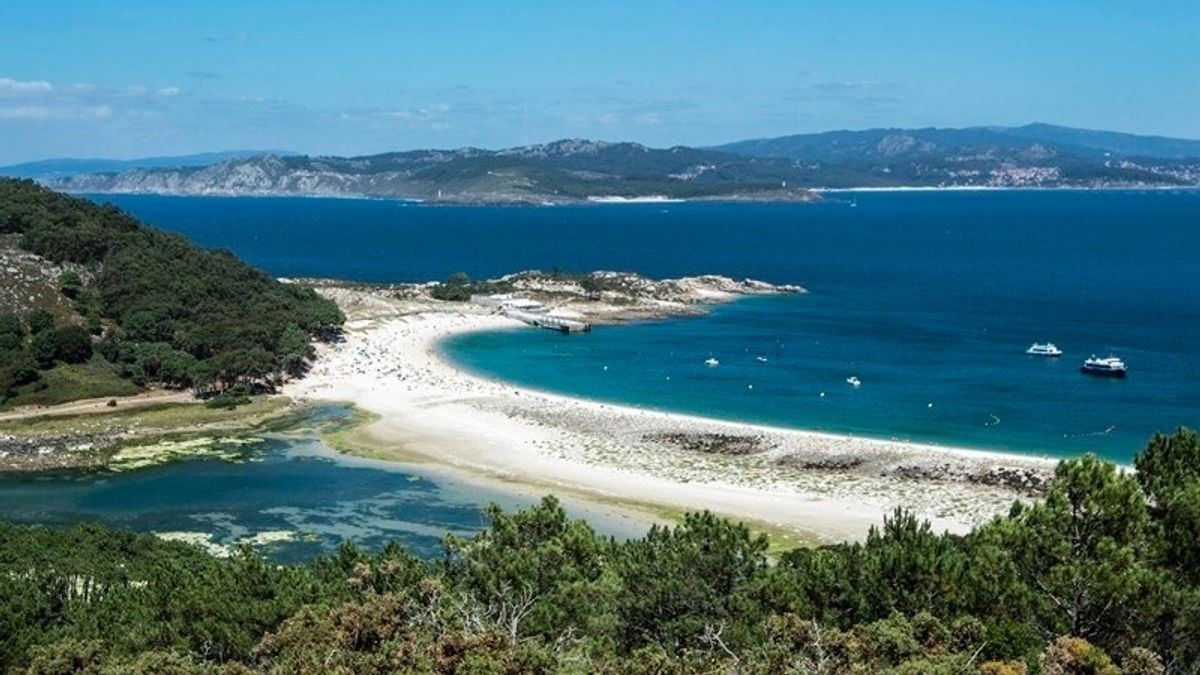 Playa de las islas cies desde el mirador