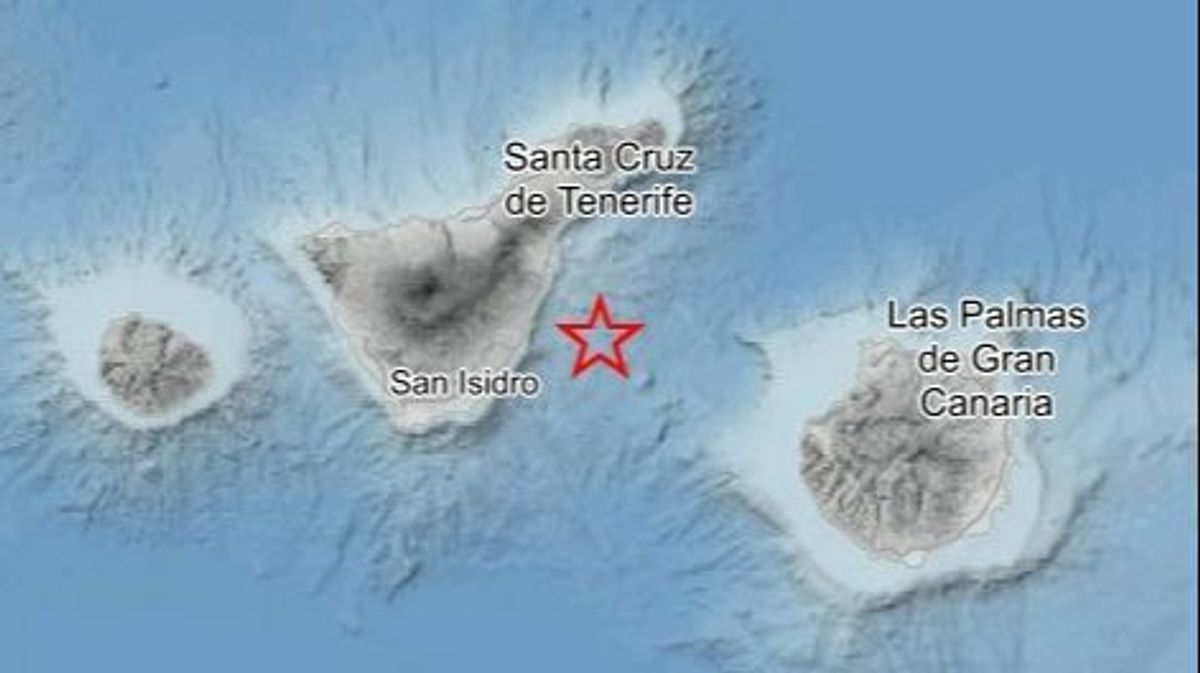 Prosigue la serie sísmica entre Tenerife y Gran Canaria con más de una treintena de terremotos en dos días