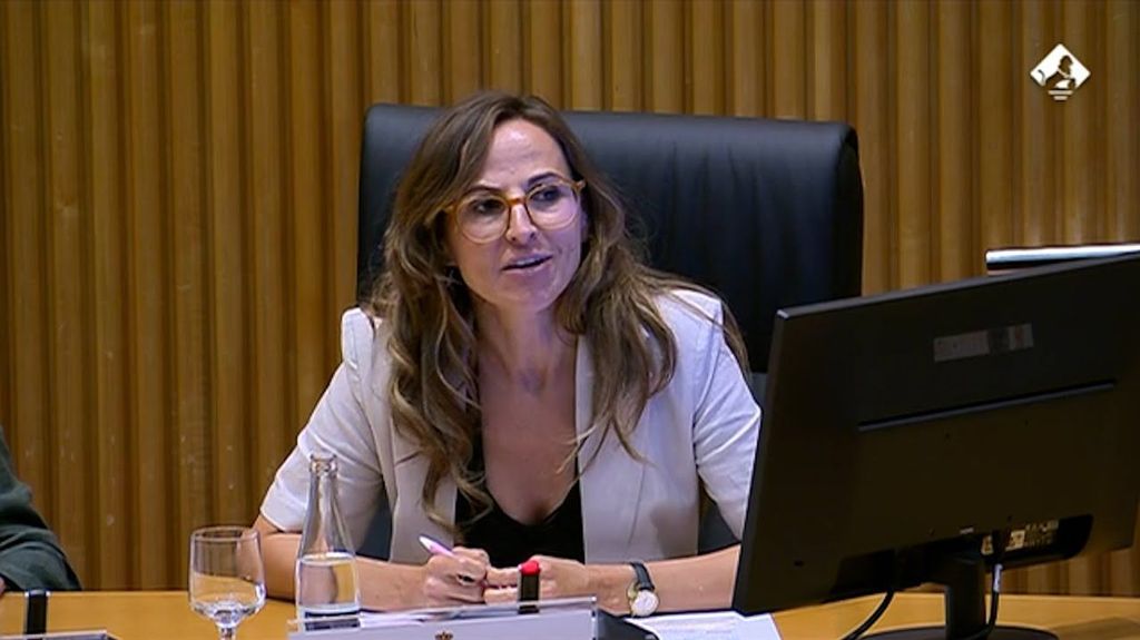 Tamara Contreras durante su intervención en el congreso de los diputados