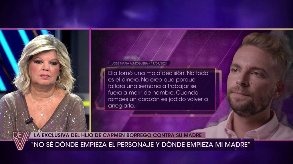 Terelu Campos reacciona a la exclusiva de su sobrino contra Carmen Borrego: “No aguanto que mienta sobre mi hermana”