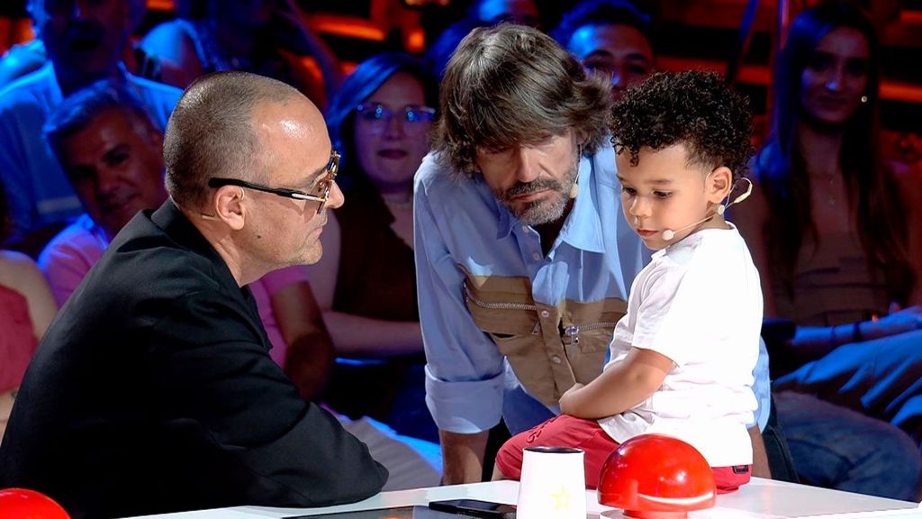 Derek, de tres años, enamora a Risto Mejide jugando al baloncesto: "Vais a acabar con mi reputación" Got Talent Temporada 10 Top Vídeos 27