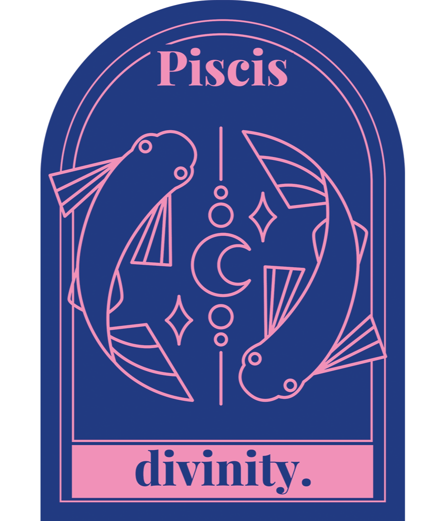 La carta del tarot de Piscis