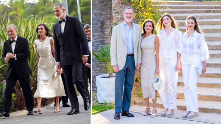 Las sandalias de tacón bajo son otra de sus alternativas favoritas