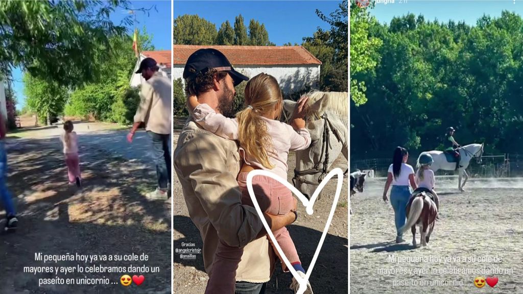 Así celebra Javier Ungría el primer día de colegio de su hija en común con Elena Tablada