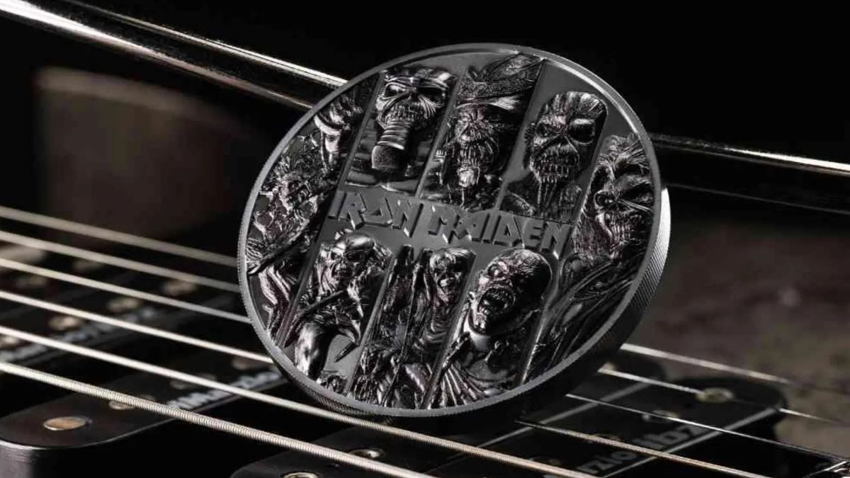 La moneda de plata de Iron Maiden que valdrá un pastizal en unos años