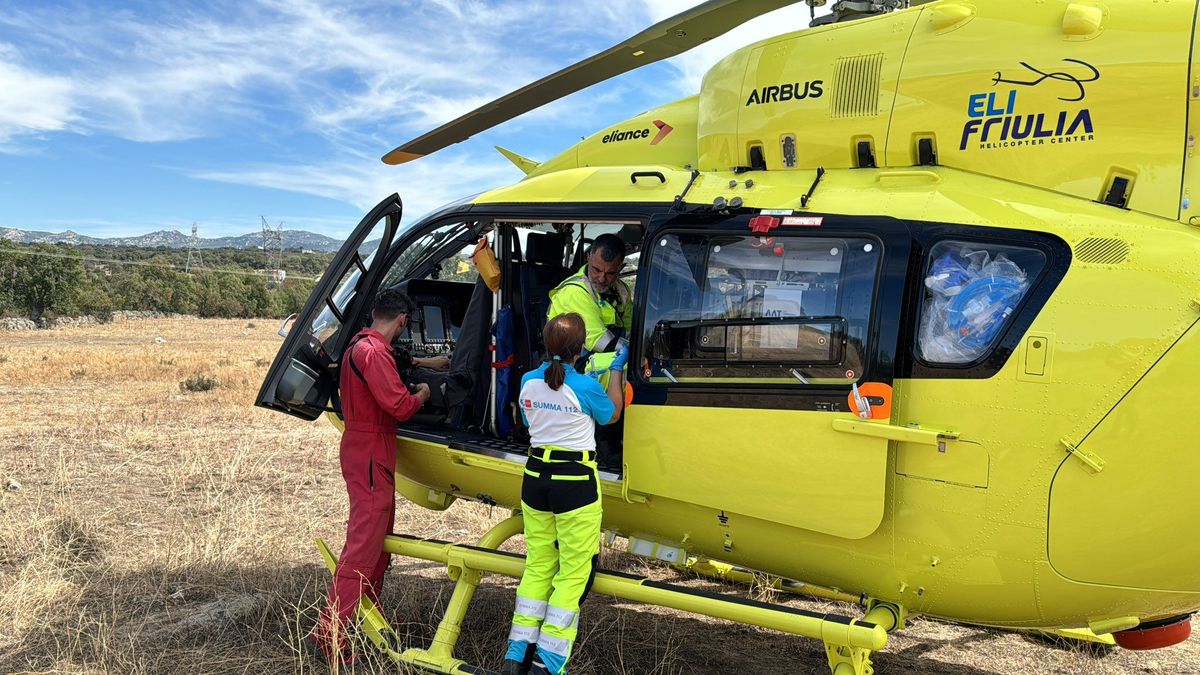 Un menor de 15 años, muy grave tras electrocutarse con una torre de alta tensión en Galapagar, Madrid