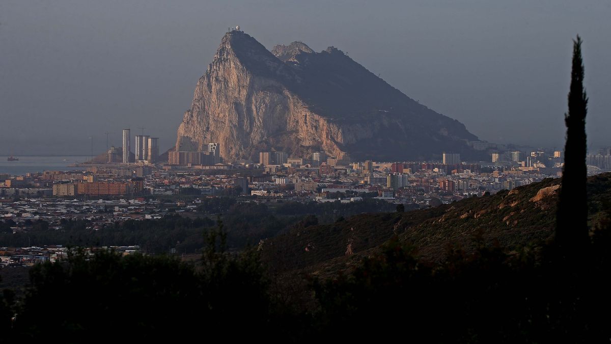 Vista del Peñón de Gibraltar