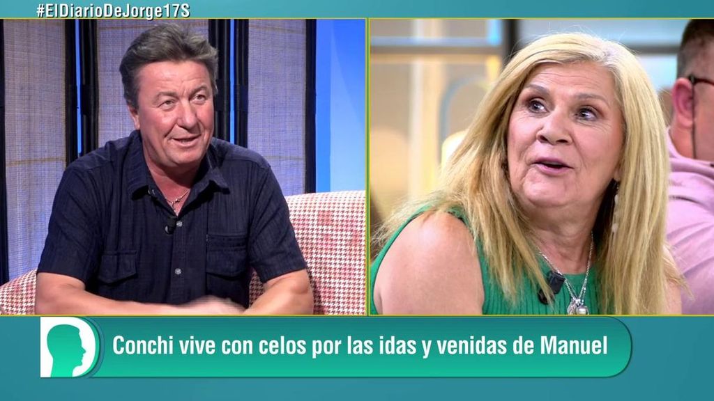 Conchi le deja las cosas claras a su pareja Manuel en directo: "Soy tu pareja y tienes que respetarme"