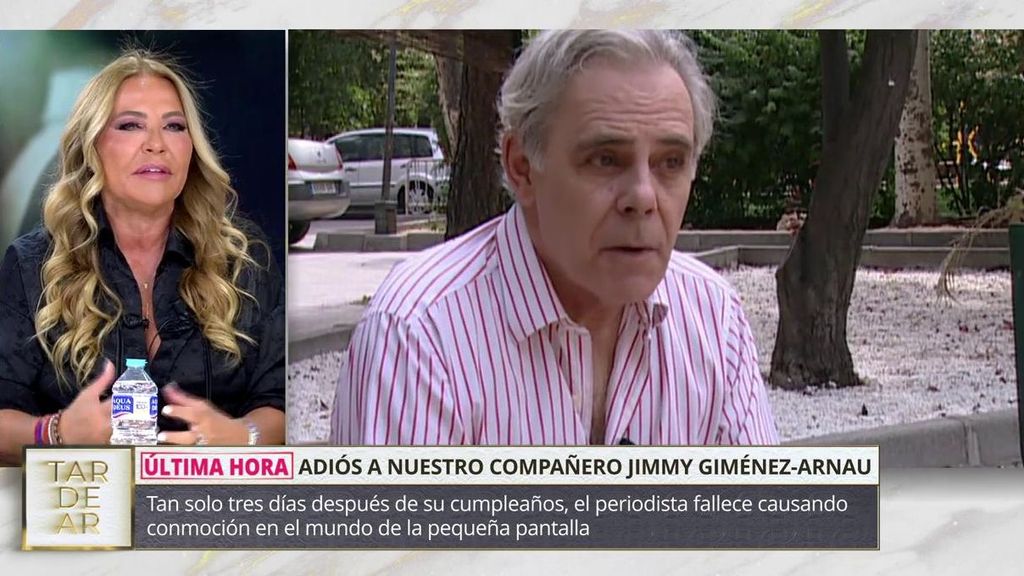 Cristina Tárrega, Paz Padilla y otros colaboradores de 'TardeAR' recuerdan a Jimmy Giménez-Arnau