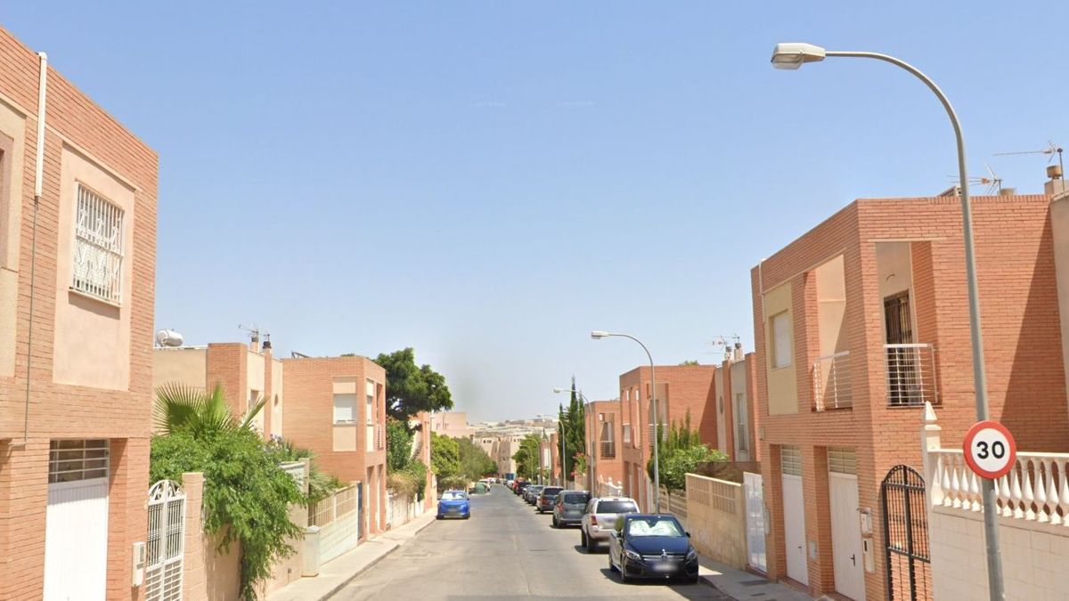 Calle de Huércal de Almería donde hubo disparos