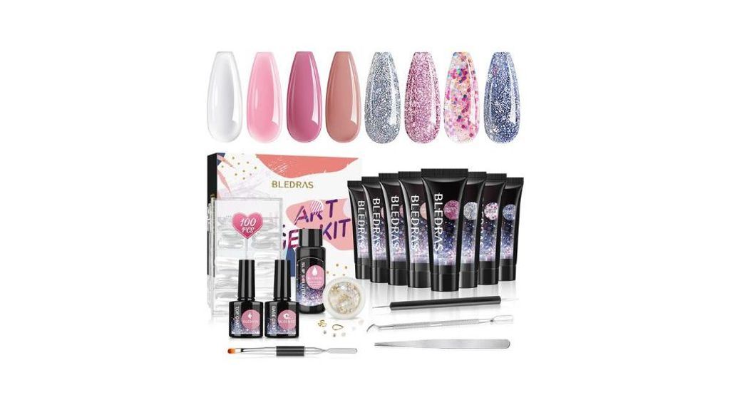 Kit de extensión de uñas gel Bledras