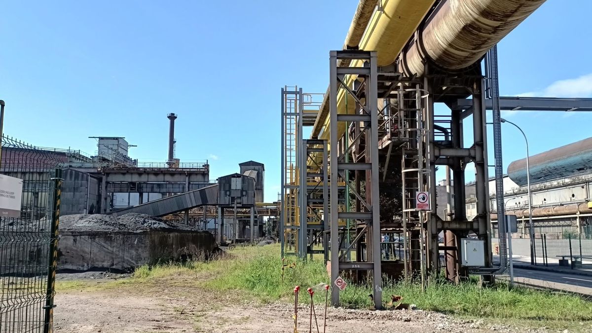 Una planta de ArcelorMittal en Gijón, Asturias