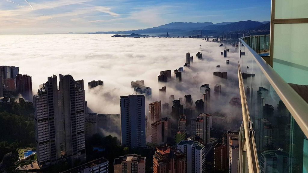 Vistas de Benidorm desde la torre Lugano