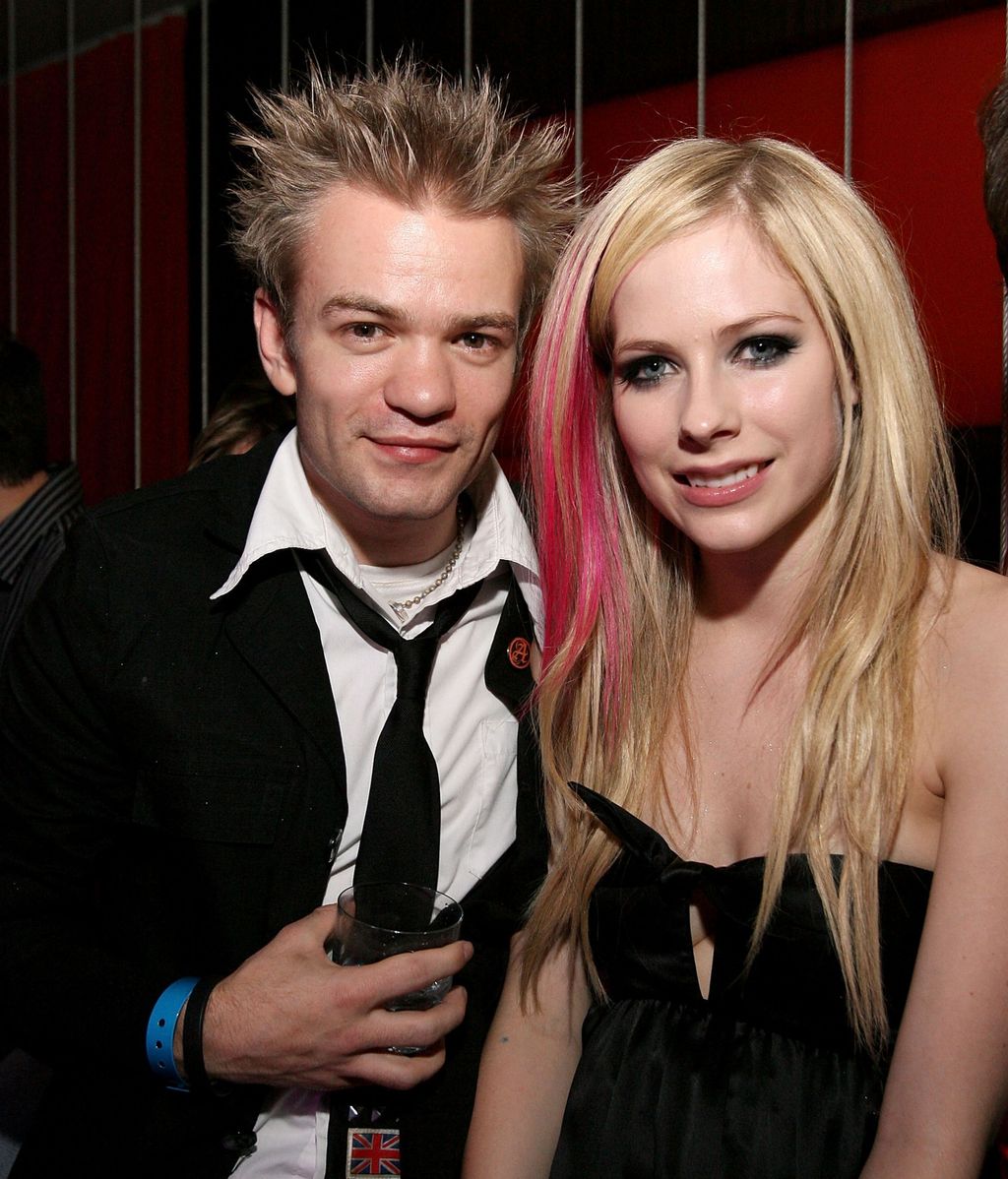 Avril y Deryck, su primer marido.