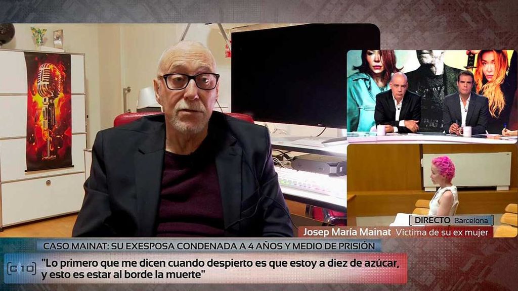 Mainat, tras la sentencia contra su mujer: "Si no me hubiera producido lesiones, no le habrían condenado"