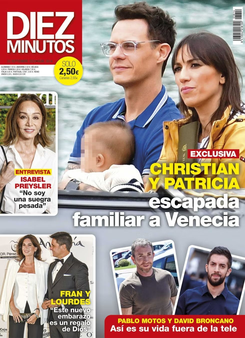 Patricia Pardo y Christian Gálvez en Venecia