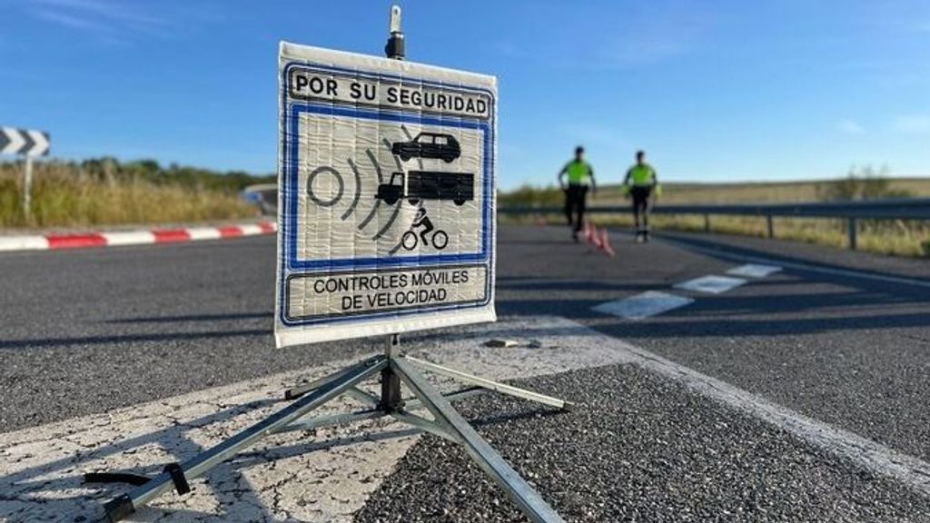 Control de velocidad de la Guardia Civil