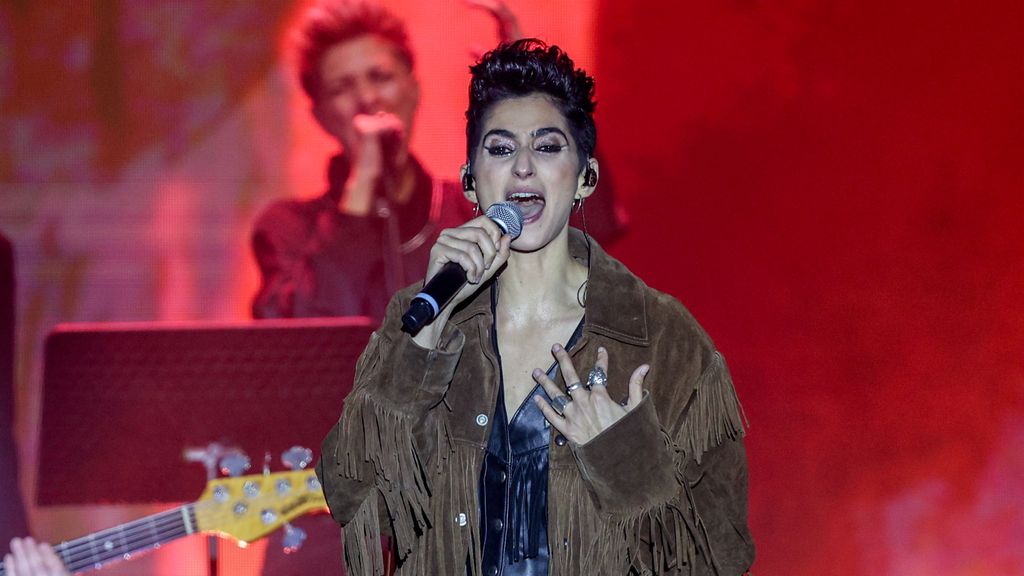 Alba Flores en el concierto en homenaje a su padre celebrado en noviembre del año pasado.