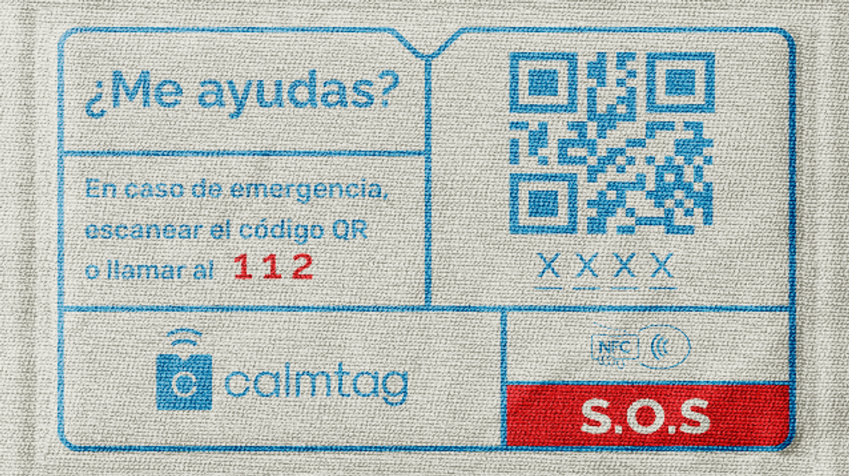 La etiqueta textil para localizar a los familiares de personas con alzhéimer que se han perdido.