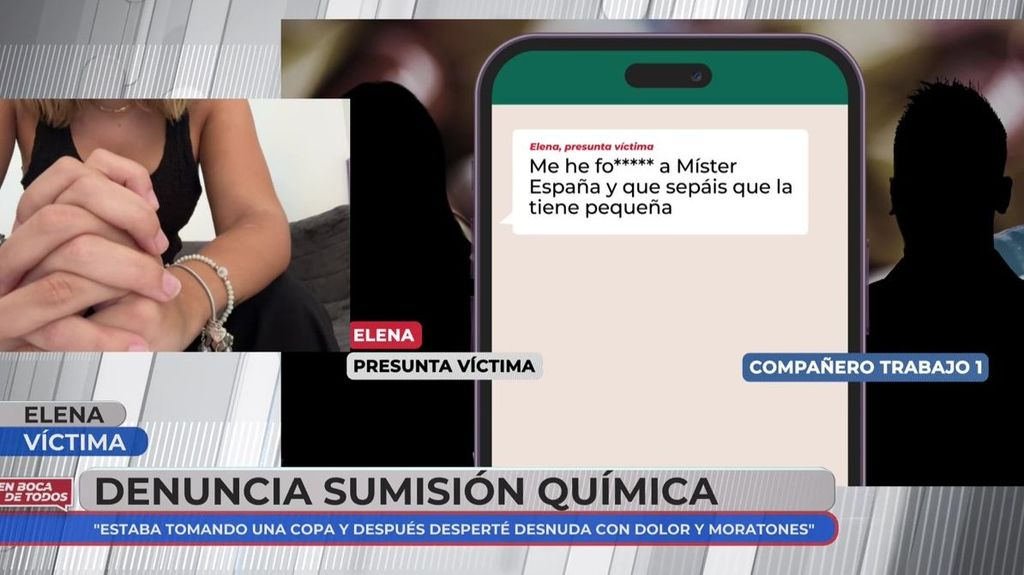 La presunta víctima explica los mensajes de whatsapp alardeando de su conquista