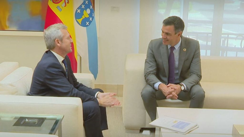 Pedro Sánchez y Alfonso Rueda