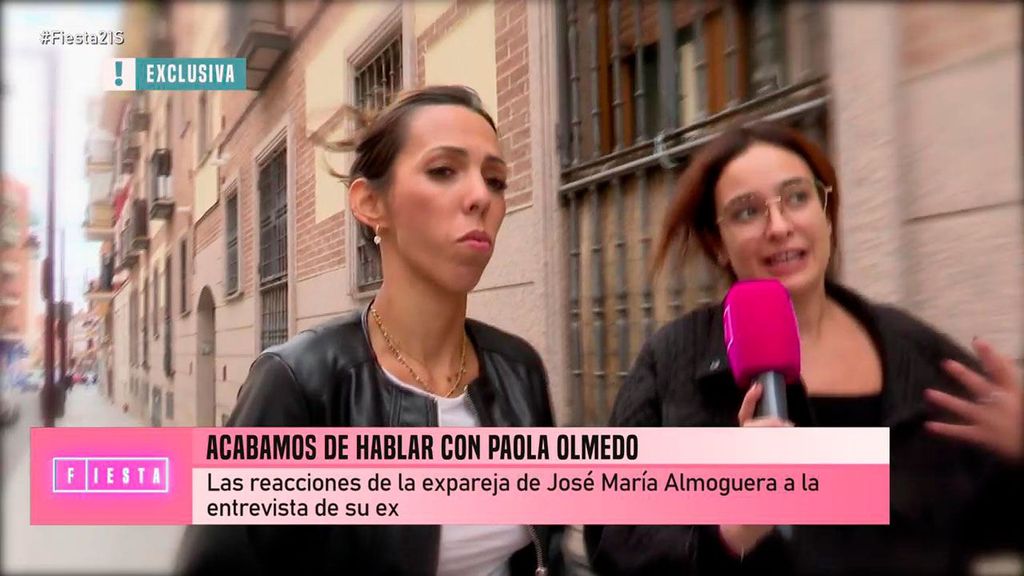 La reacción de Paola Olmedo a la entrevista de José María Almoguera Fiesta 2024 Programa 224