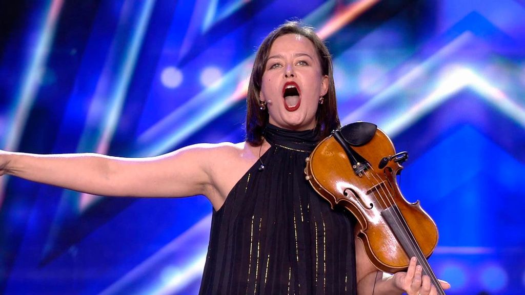 Natalia Stepanska enamora cantando y tocando el violín y deja sin palabras a Risto Mejide: "Soy incapaz" Got Talent Temporada 10 Top Vídeos 34