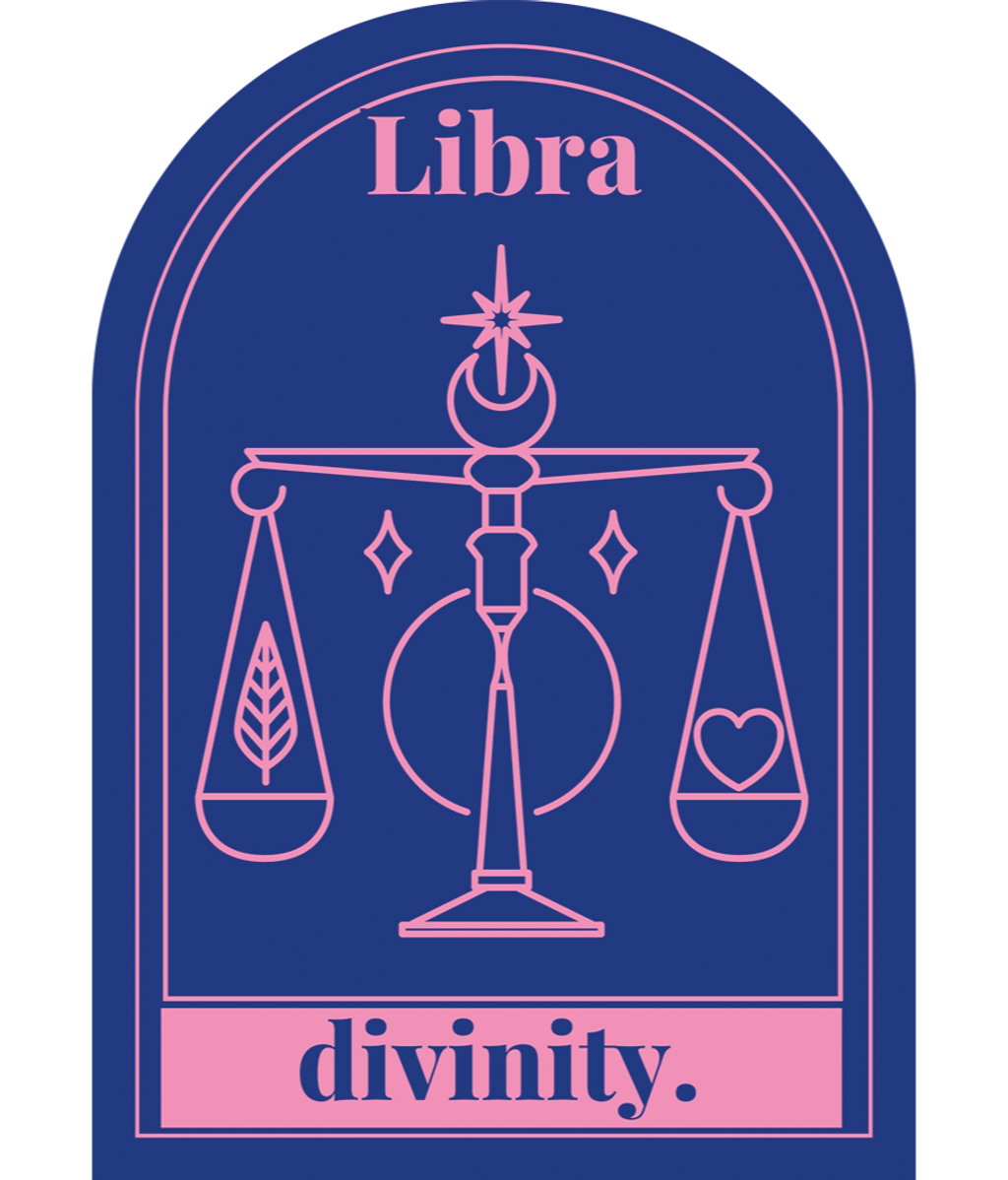 La carta del tarot de Libra