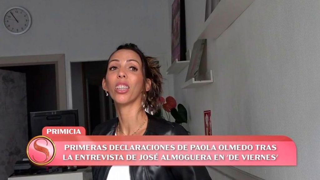 La reacción de Paola Olmedo a la entrevista de José María Almoguera: "A nadie le gusta que hablen de uno en televisión" Socialité 2024 Top Vídeos 317