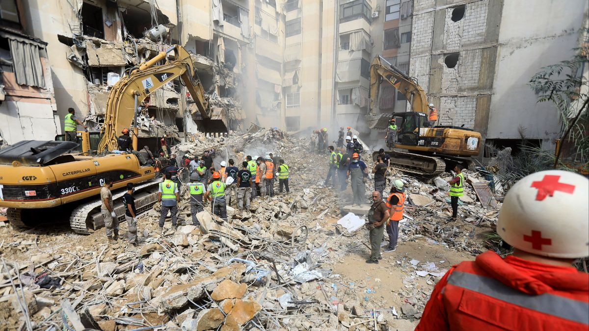 El número de fallecidos en el bombardeo perpetrado por Israel en Beirut ha aumentado a 45