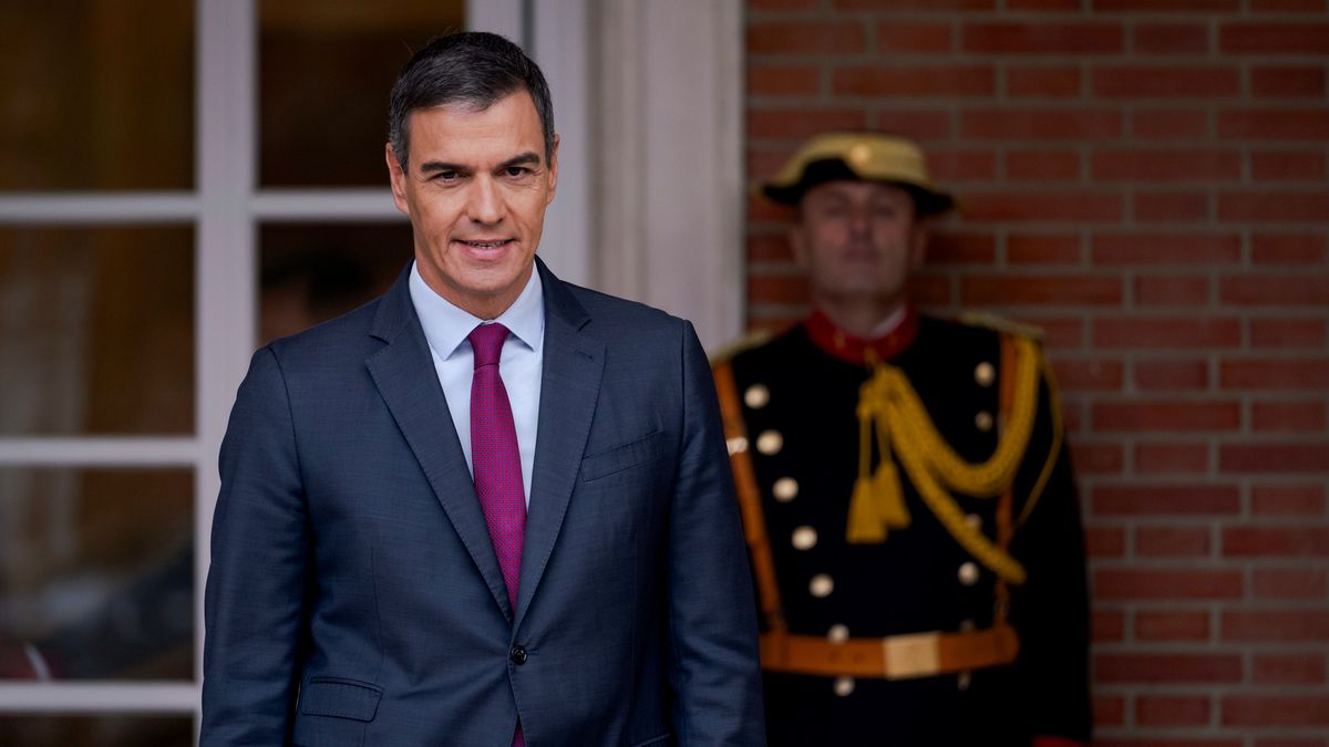 Pedro Sánchez en el Palacio de la Moncloa