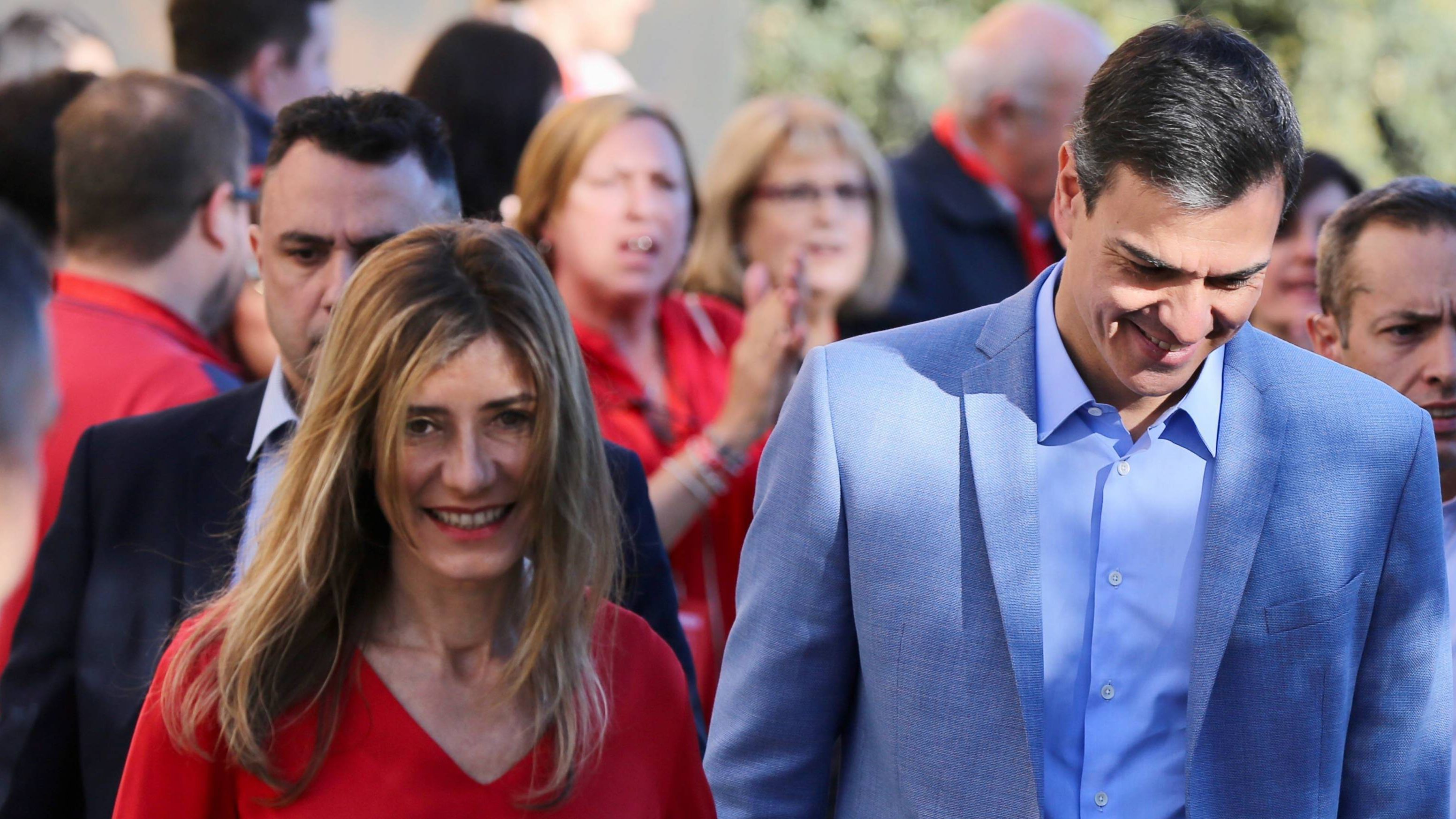 Pedro Sánchez y Begoña Gómez residen actualmente en el Palacio de la Moncloa. FUENTE: Cordonpress