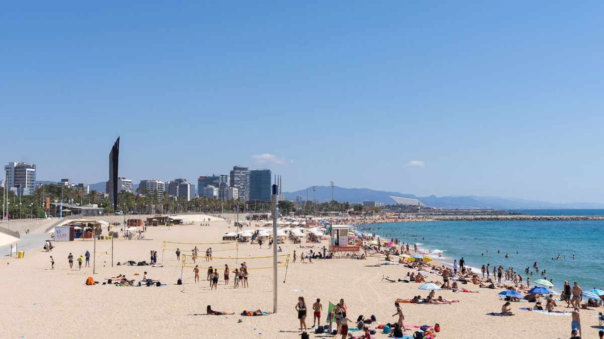 Playa en Barcelona