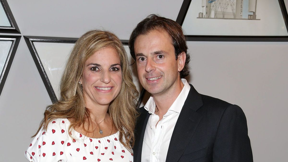 Arantxa Sánchez Vicario y Josep Santacana