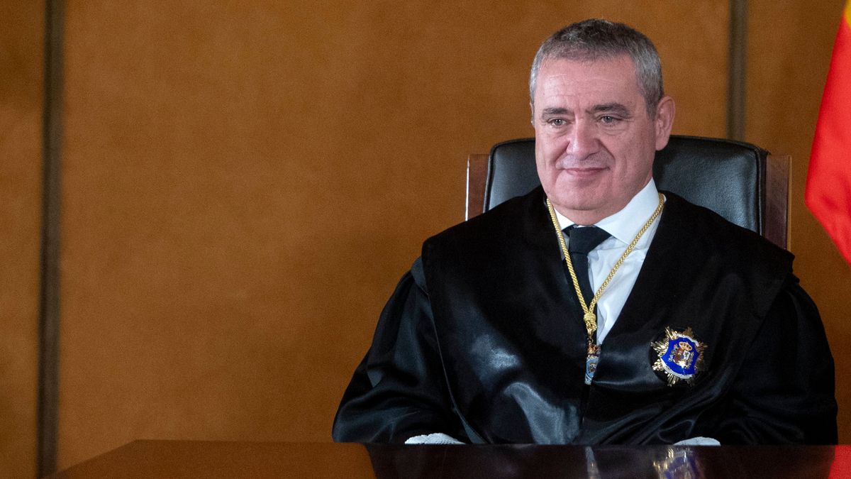 El nuevo magistrado del Tribunal Constitucional, José María Macías, durante su toma de posesión en septiembre de 2024